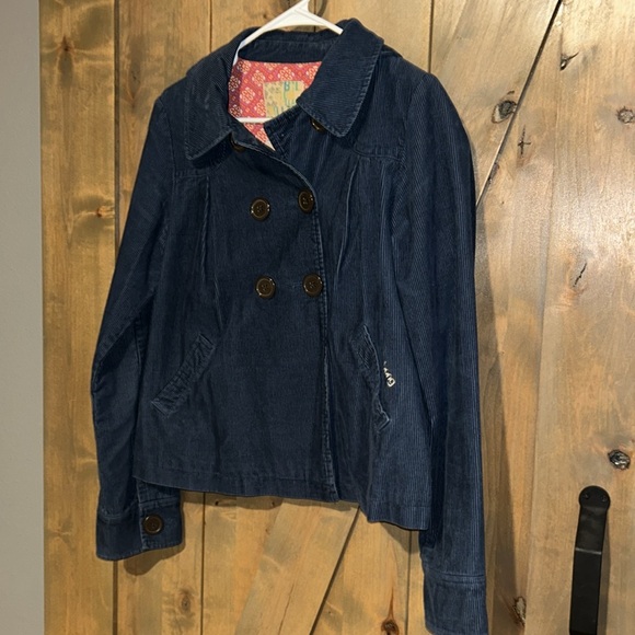 Billabong blue corduroy coat - Picture 3 of 12